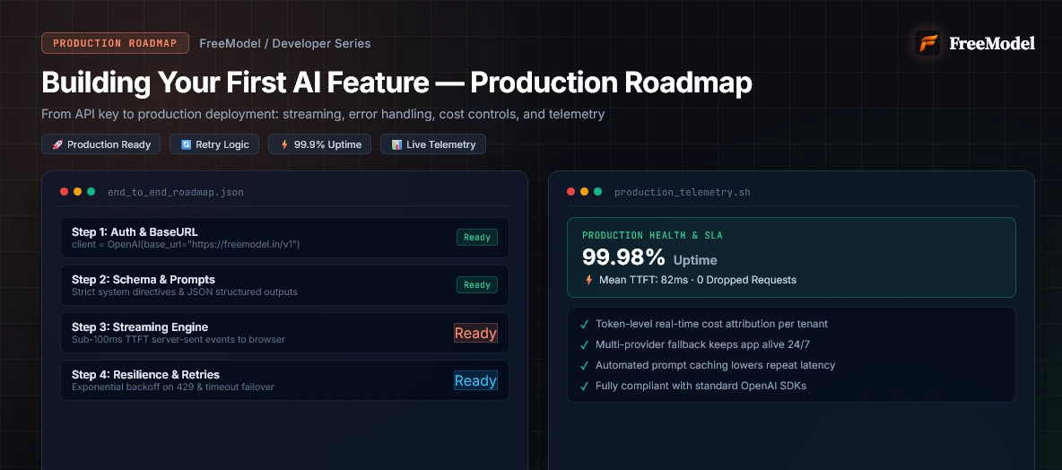 Building Your First AI Feature — From API Key to Production
