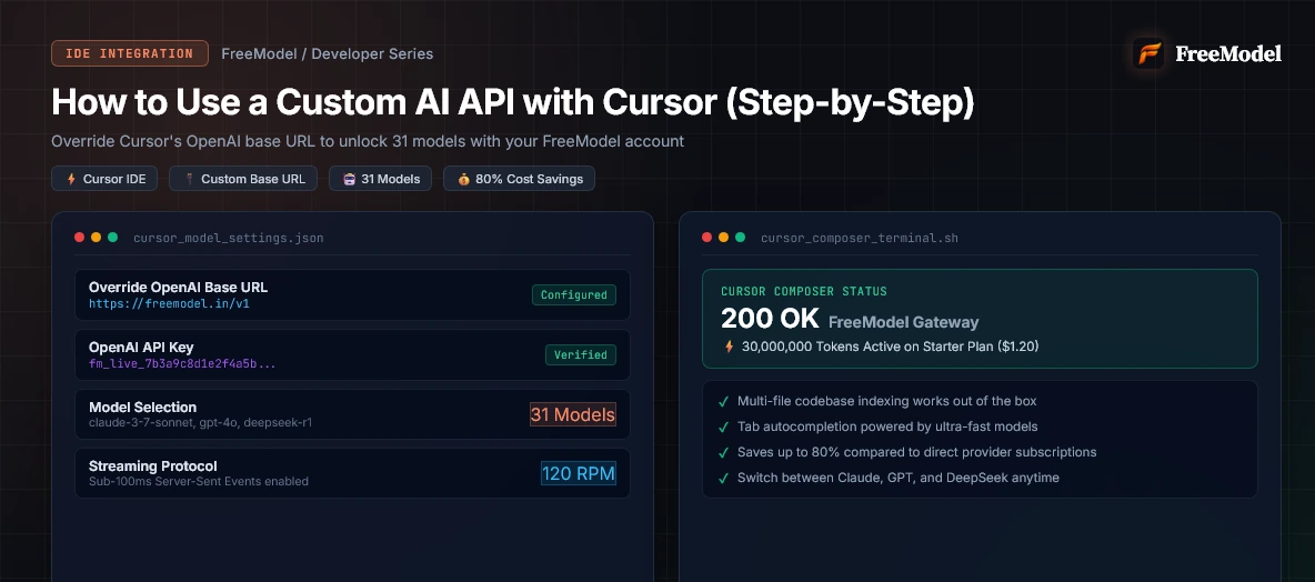 How to Use a Custom AI API with Cursor (Step-by-Step)