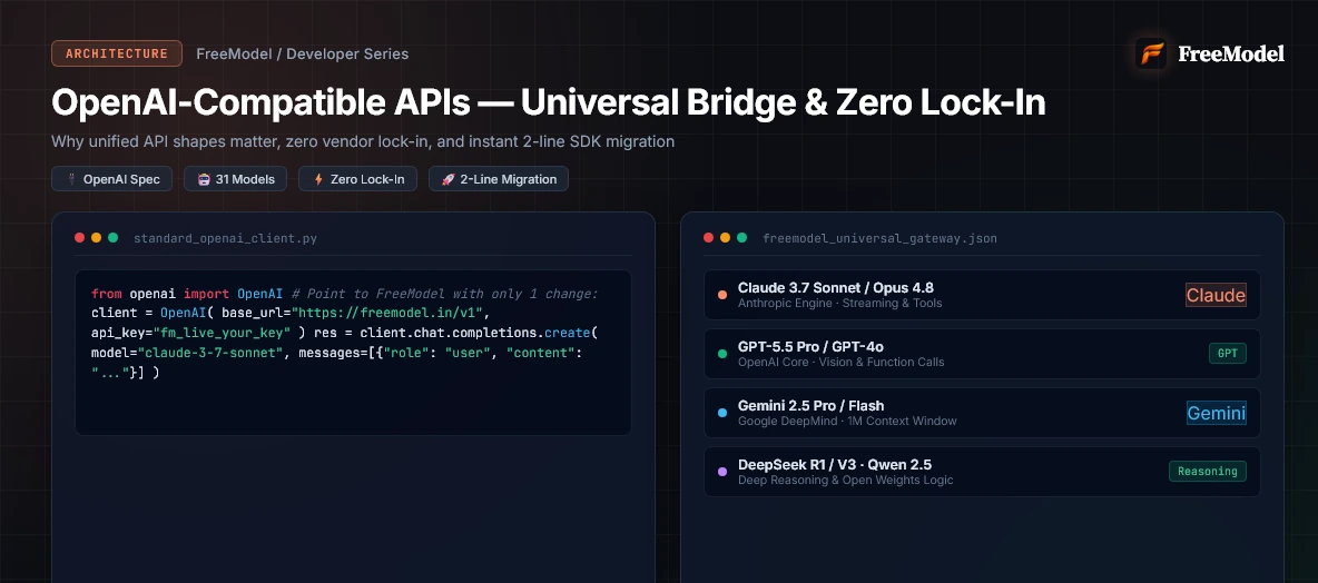 OpenAI-Compatible APIs — Why They Matter and How to Switch