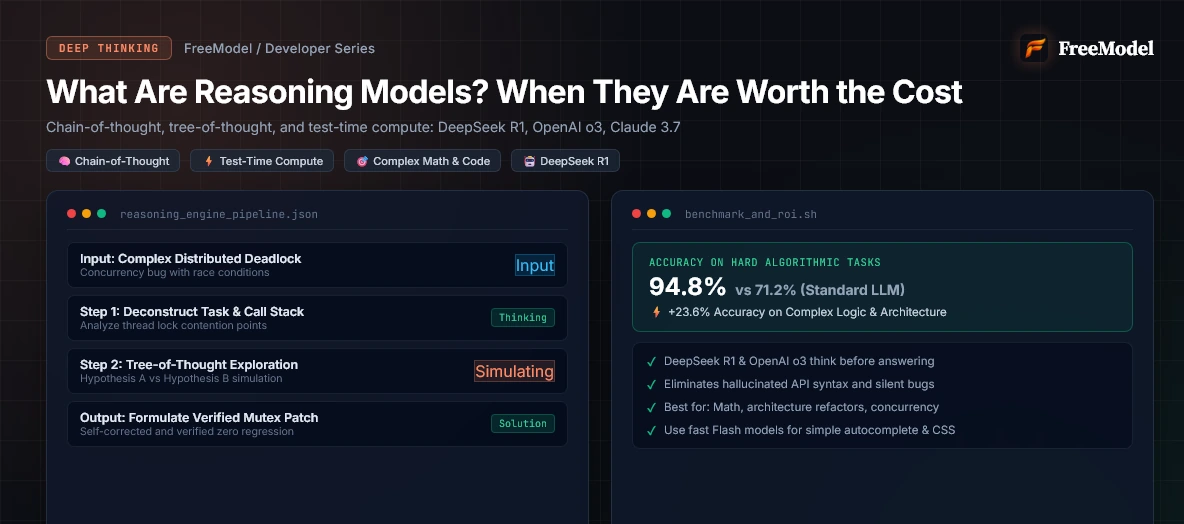 What Are Reasoning Models? And When They Are Worth the Cost